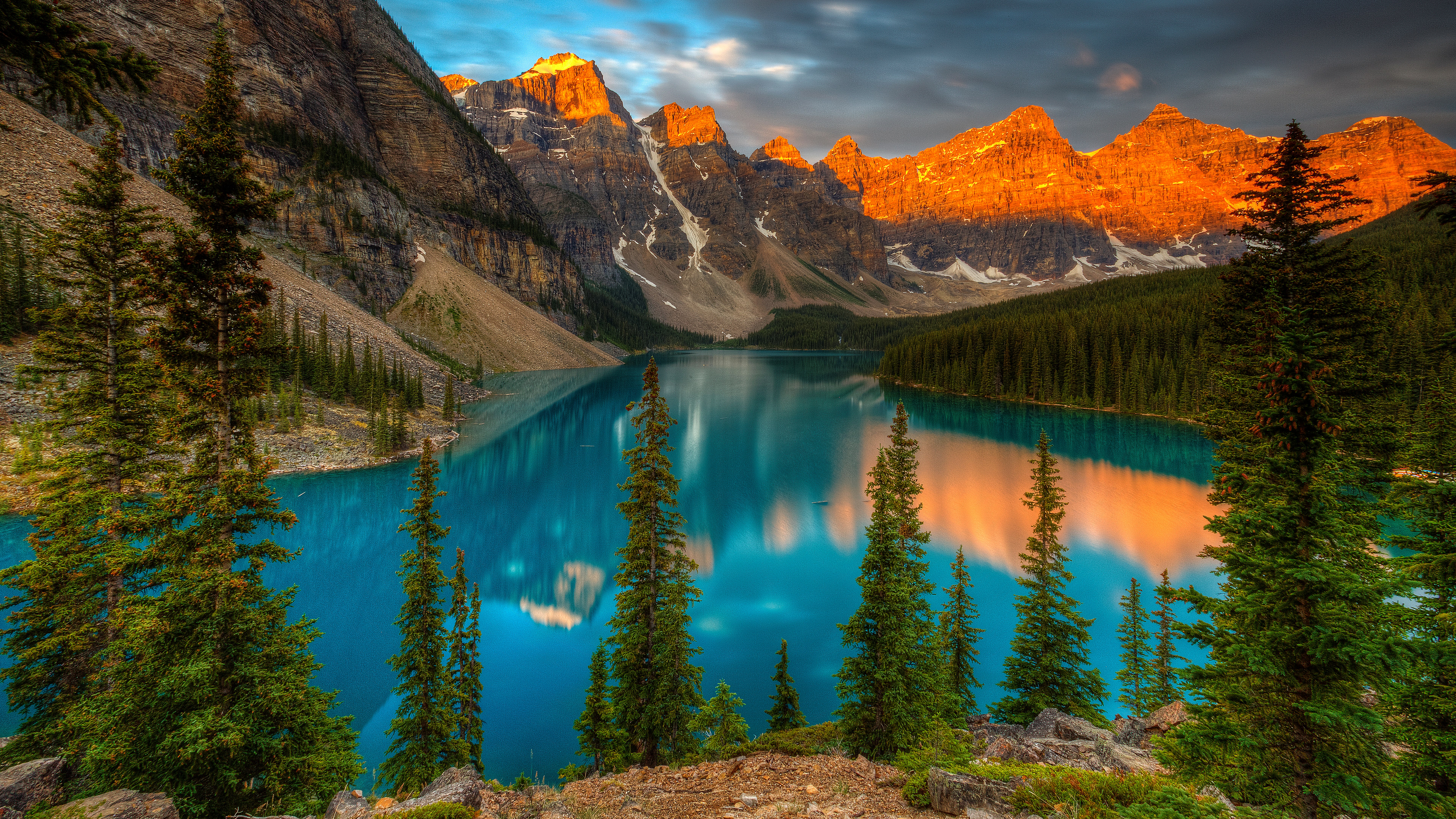 Moraine Lake - HD Wallpaper 