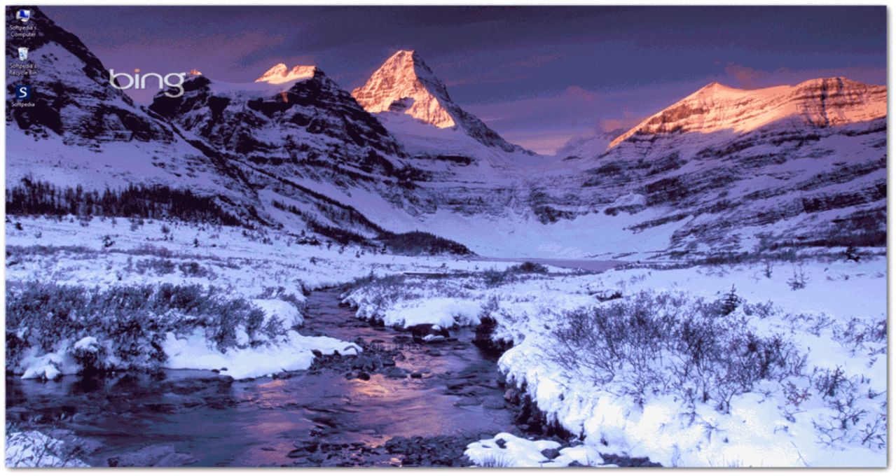 Download Bing Wallpaper And Screensaver Pack Winter - Magog, Lake - HD Wallpaper 