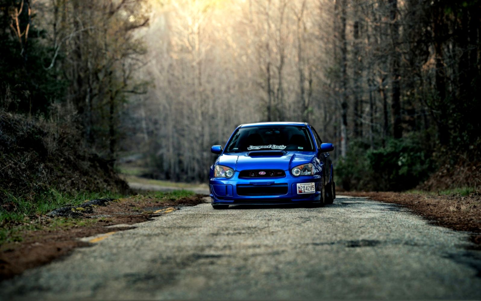 Subaru Impreza Wrx Sti Car Road Hd Wallpaper - Subaru Impreza Wrx Sti - HD Wallpaper 
