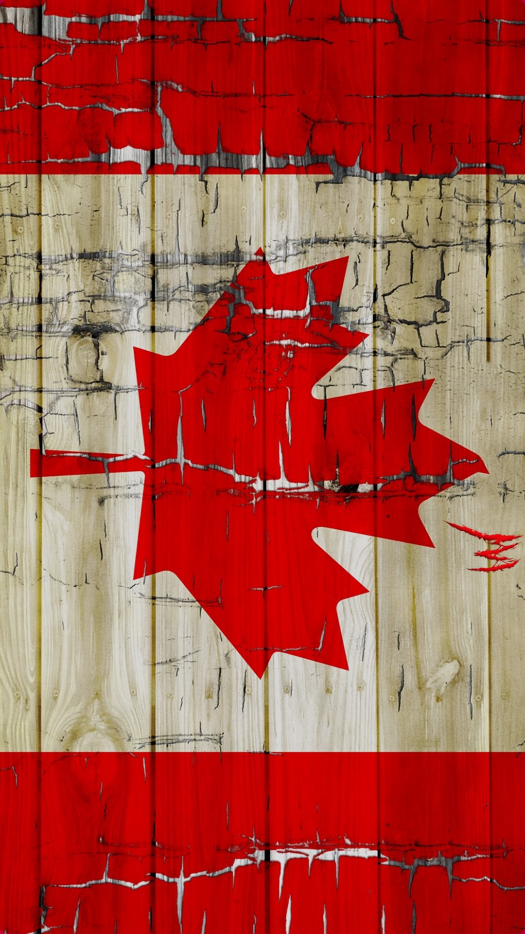 Cracked Screen Wallpaper Hd For Android - Iphone 7 Canada Flag Wallpaper Hd - HD Wallpaper 