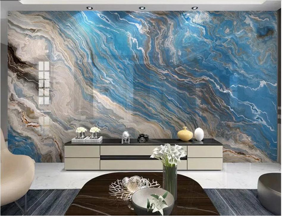 Black Marble Wallpaper Room - HD Wallpaper 