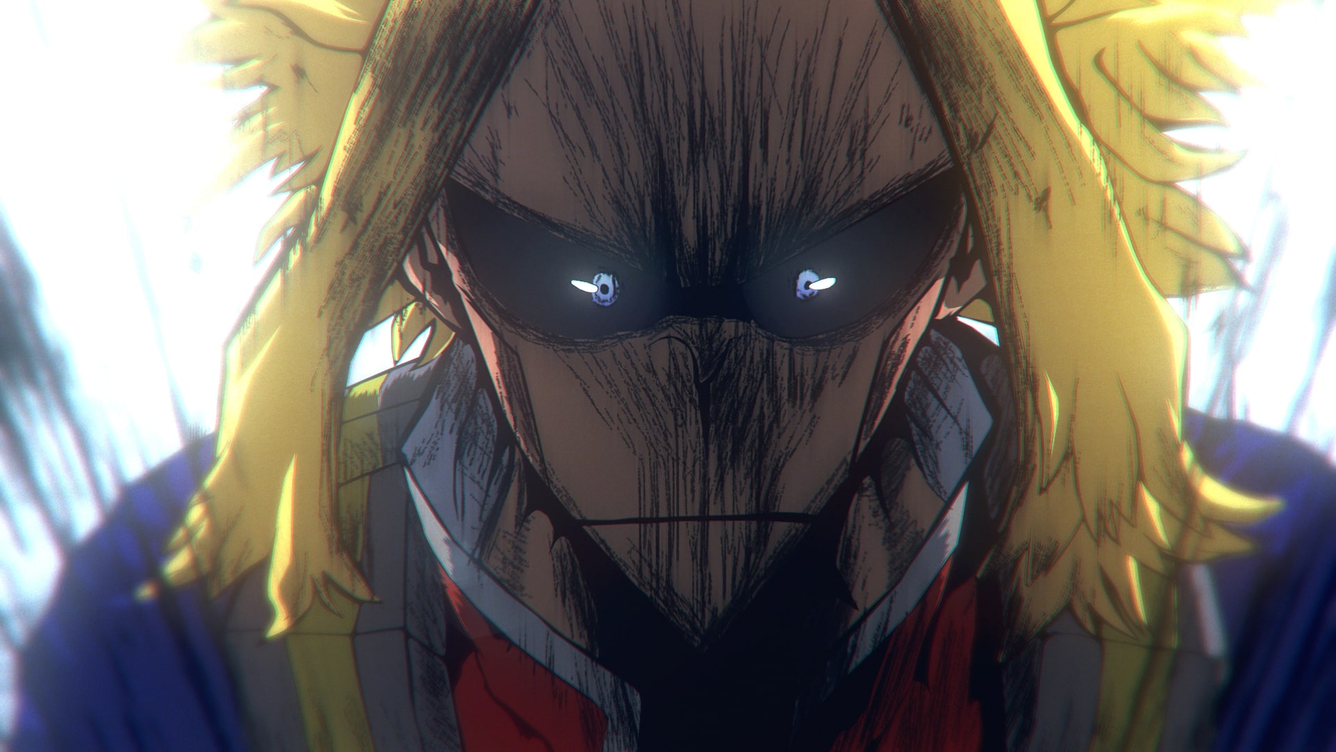 Wallpaper Of Anime, All Might, Toshinori Yagi, My Hero - Toshinori Yagi All Might - HD Wallpaper 