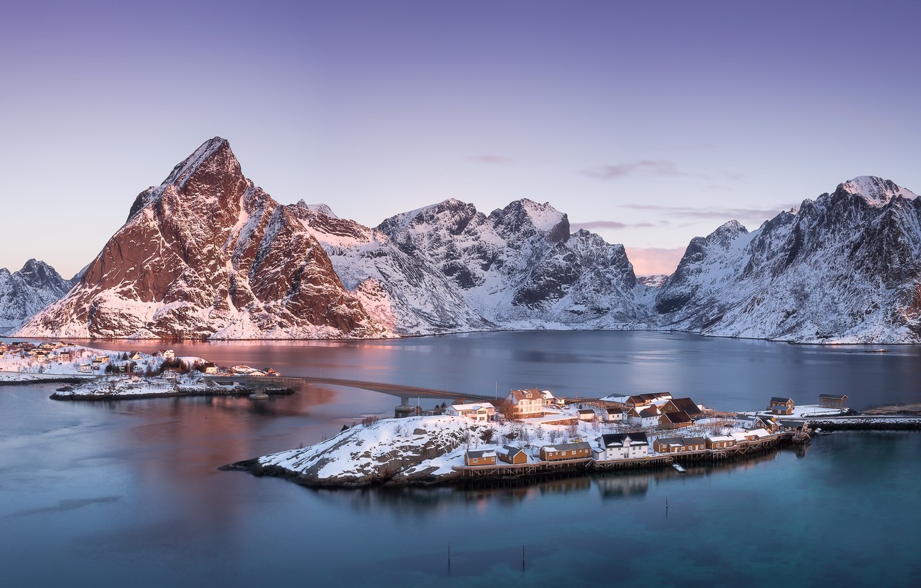 Photo Wallpaper Arctic, Sakrisøya, Norway - Norwegen - HD Wallpaper 