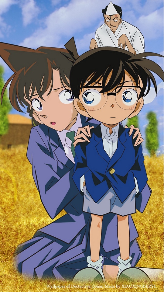 Wallpaper Detective Conan, Child, Girl, Man, Fear - Conan Wallpaper For Iphone - HD Wallpaper 