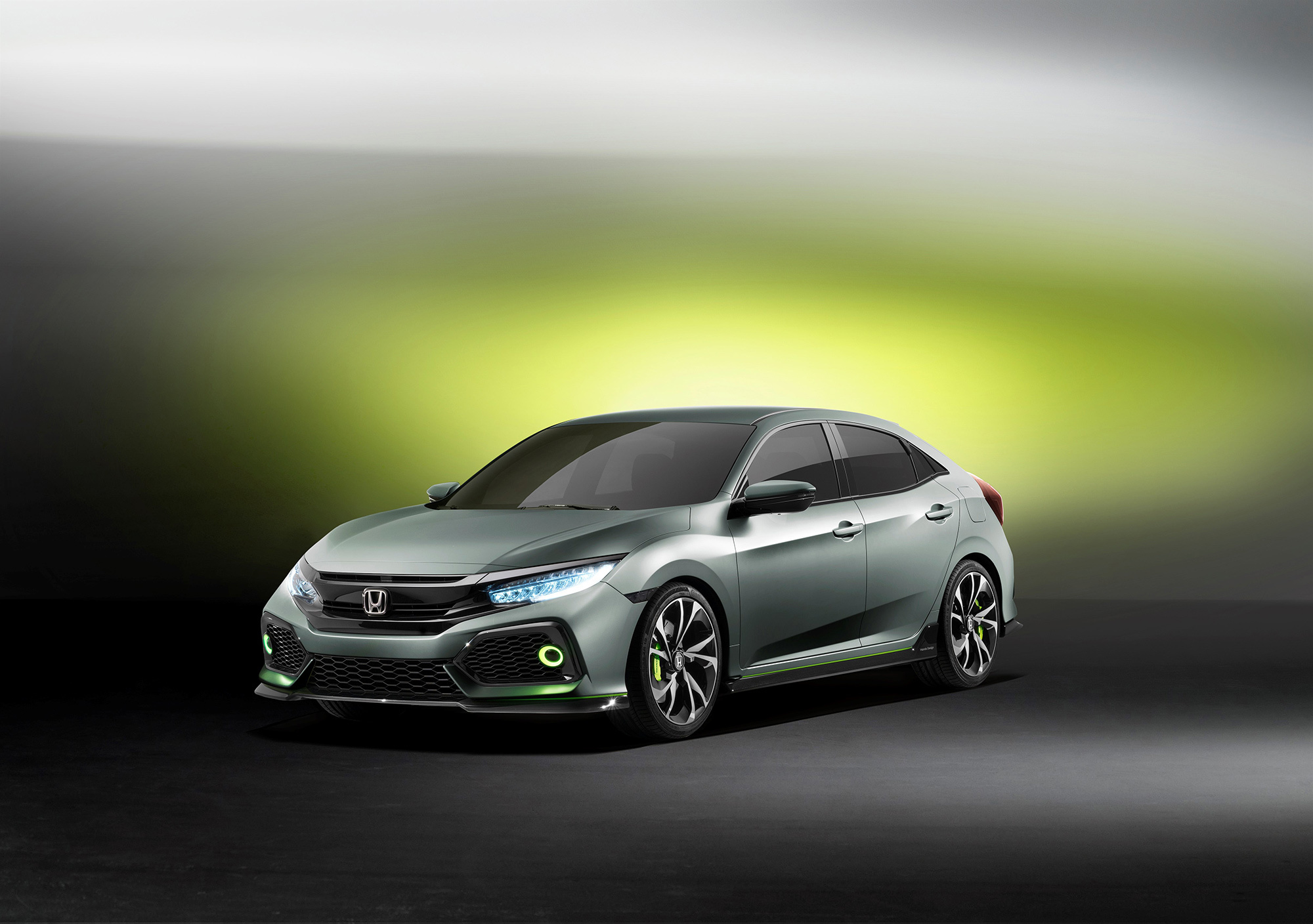 Honda Civic - 2016 Honda Civic Hatchback Prototype - HD Wallpaper 
