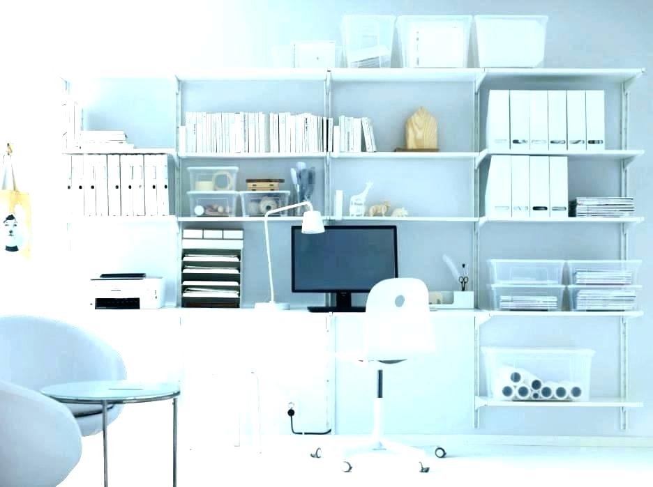 Wall Shelving Office Ideas - HD Wallpaper 