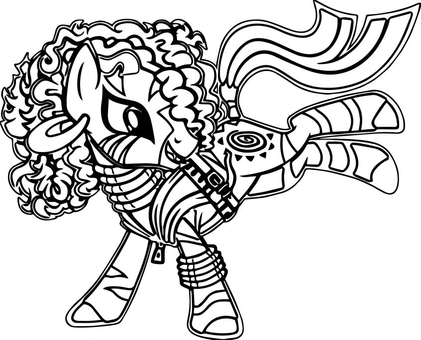 Zecora Song Coloring Page My Little Pony Magic Book - My Little Pony Coloring Pages Zecora - HD Wallpaper 