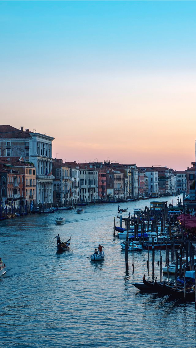 Venice Sunset Iphone Wallpaper - Grand Canal - HD Wallpaper 