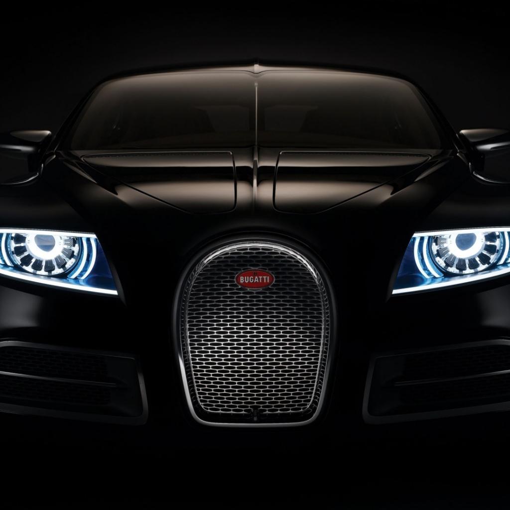 Bugatti Wallpaper Hd - Black Car Wallpaper Bugatti - 1024x1024