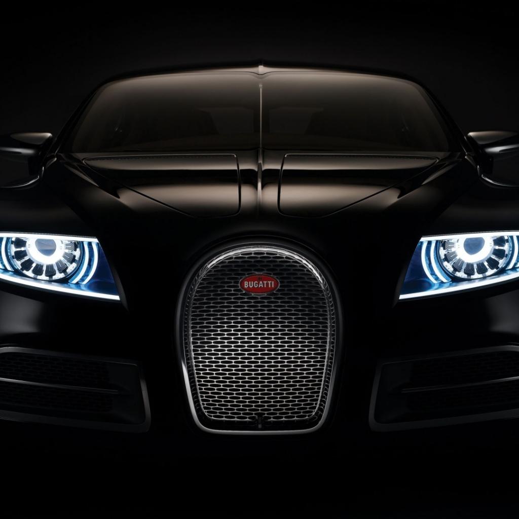 Bugatti Wallpaper Hd - Black Car Wallpaper Bugatti - HD Wallpaper 