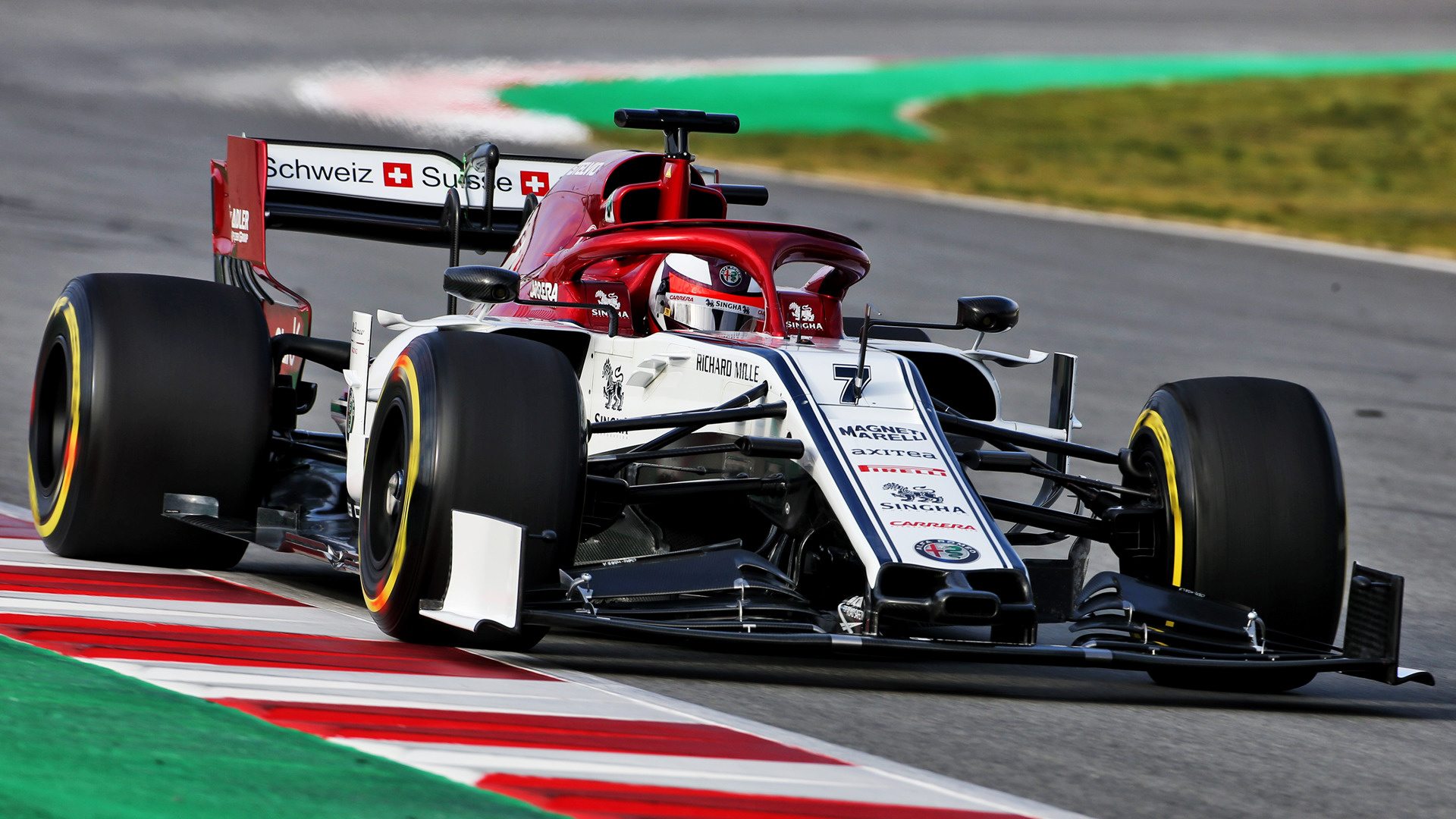 Kimi Raikkonen Alfa Romeo - HD Wallpaper 