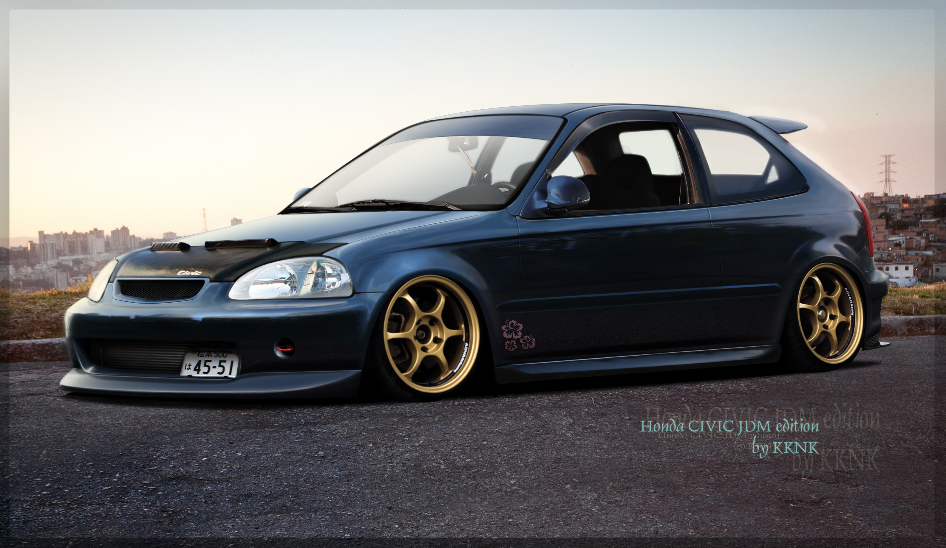 Honda Civic Ek Jdm - HD Wallpaper 