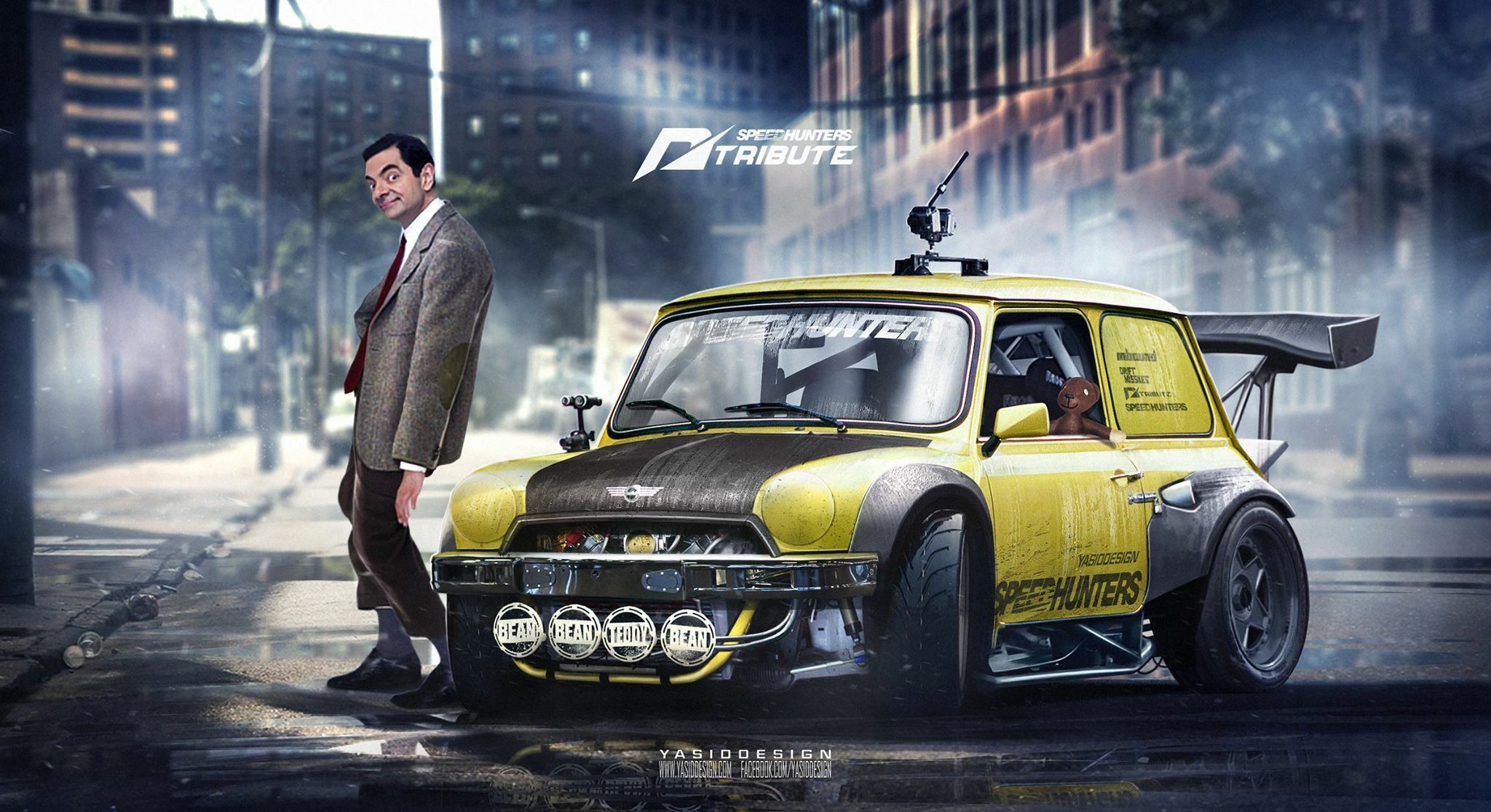 2048x1116, 
 Data Id 261290 
 Data Src /walls/full/a/0/7/261290 - Mr Bean Race Car - HD Wallpaper 