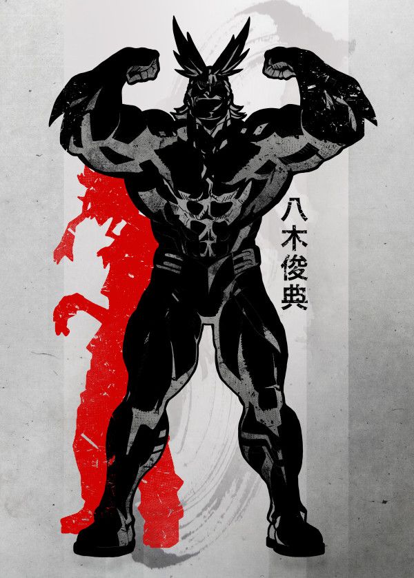 All Might In Japanese - HD Wallpaper 