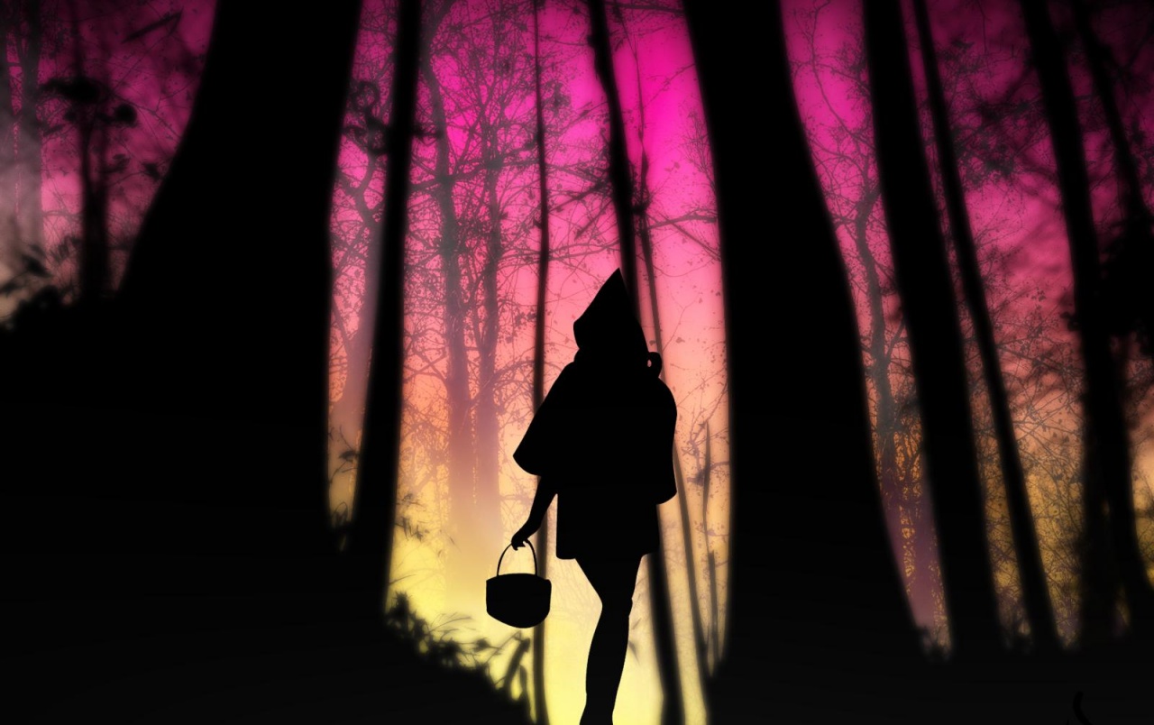 Hood Silhouette Wallpapers - Red Riding Hood Silhouette - HD Wallpaper 