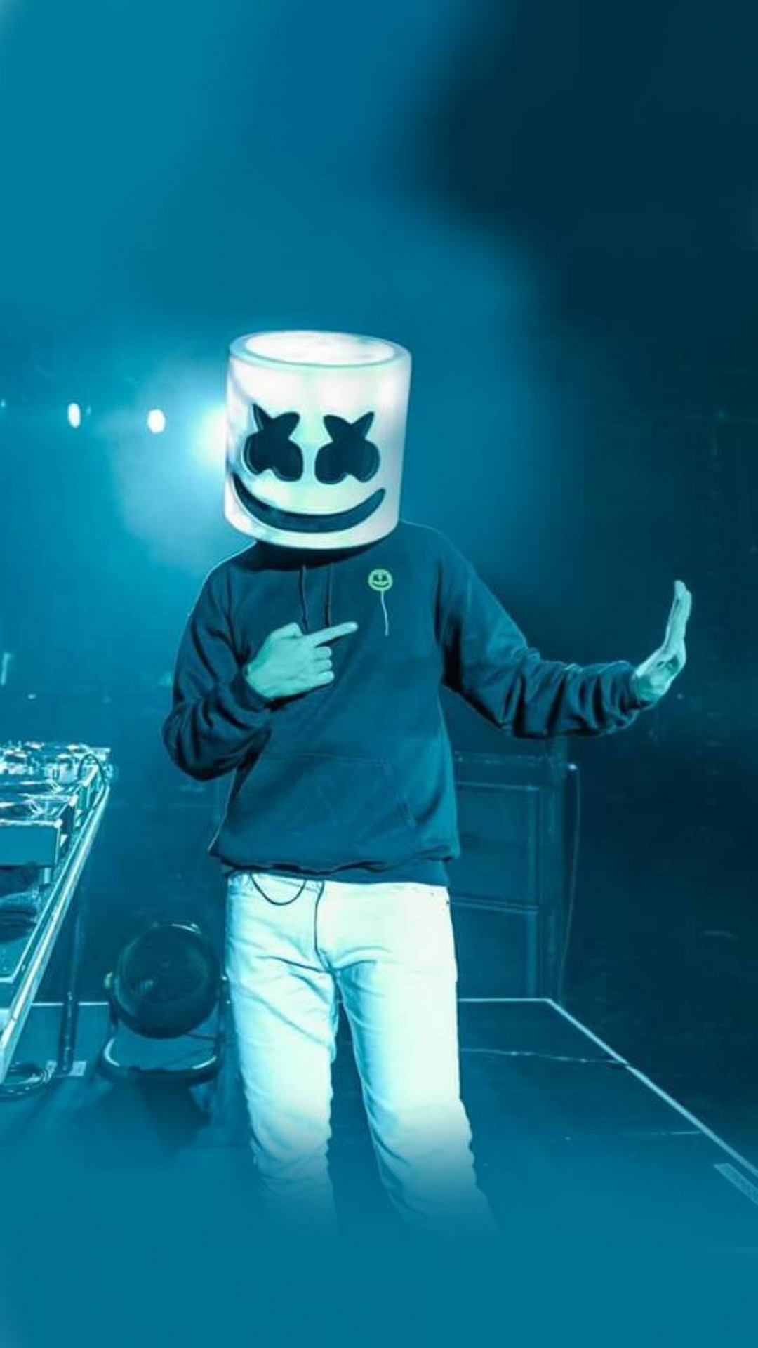 Wallpaper Marshmello For Iphone With High-resolution - Marshmello I Want You To Be Happier - HD Wallpaper 