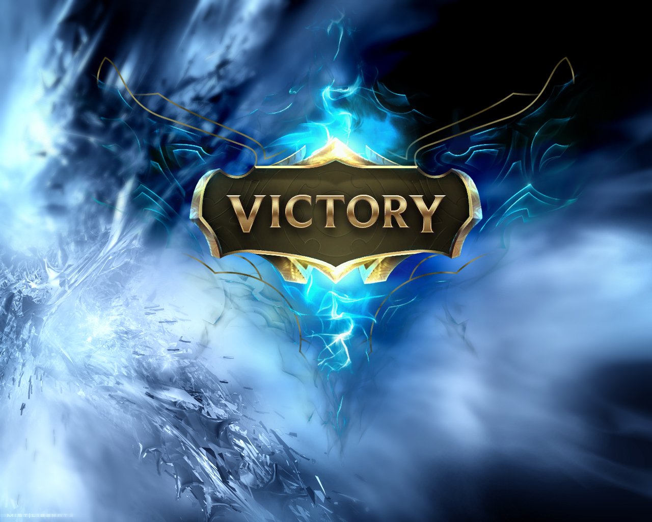 League Of Legends Wallpaper Victory - HD Wallpaper 