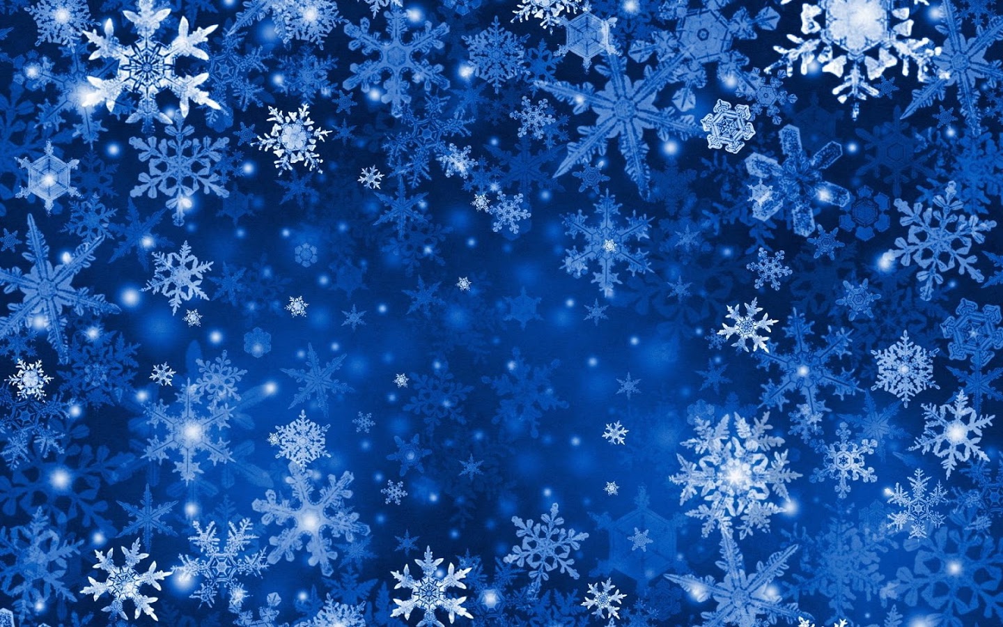 Blue Snowflake Wallpaper - Blue Snowflake Background Free - HD Wallpaper 
