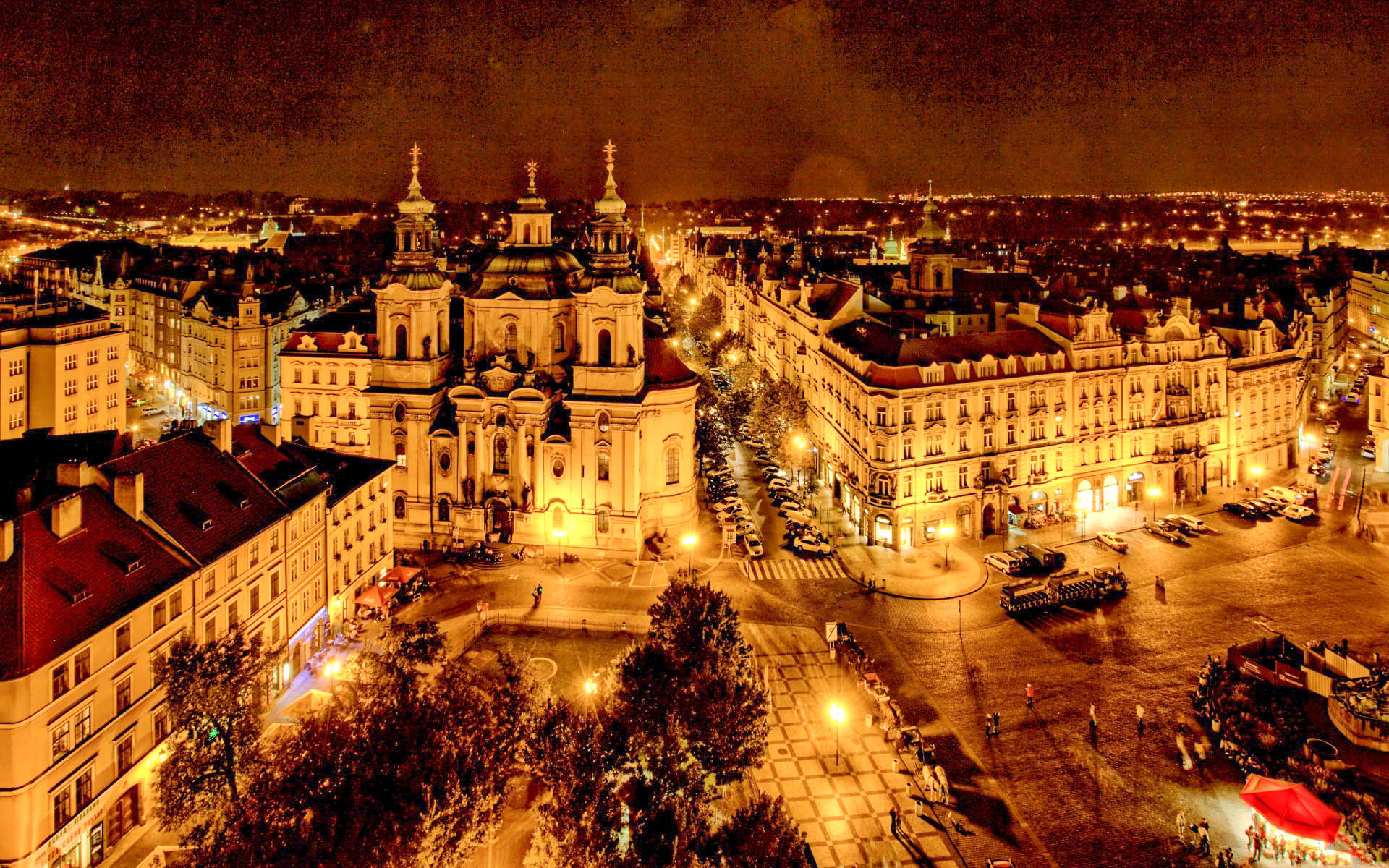 Old Town Square - HD Wallpaper 