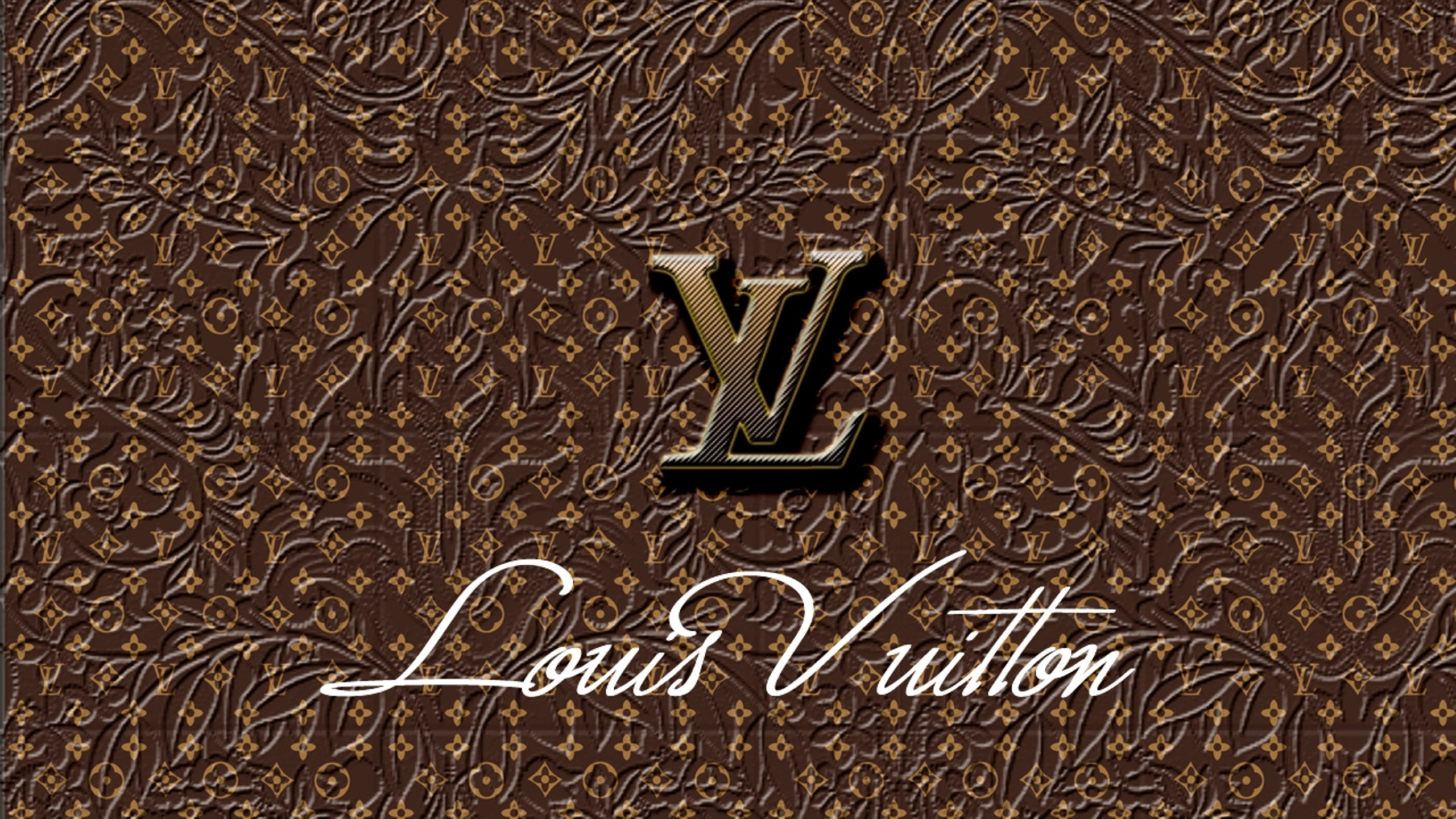 Lv Wallpaper Backgrounds - High Resolution Louis Vuitton Hd Logo -  2560x1440 Wallpaper 