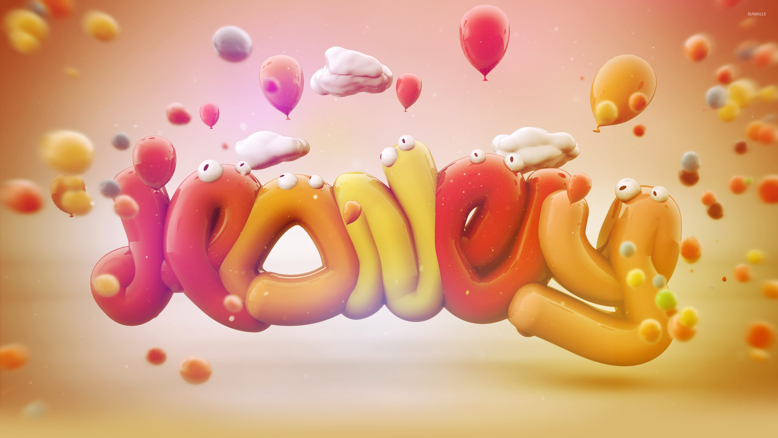 Jelly Jamm Typography - HD Wallpaper 
