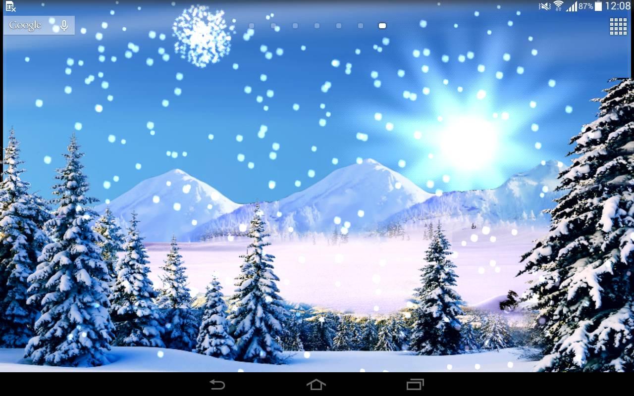 Snow Live Wallpaper Icon - 1280x800 Wallpaper 