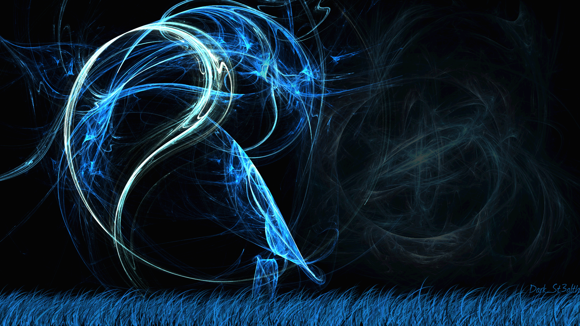 Cool Blue Desktop Background - HD Wallpaper 