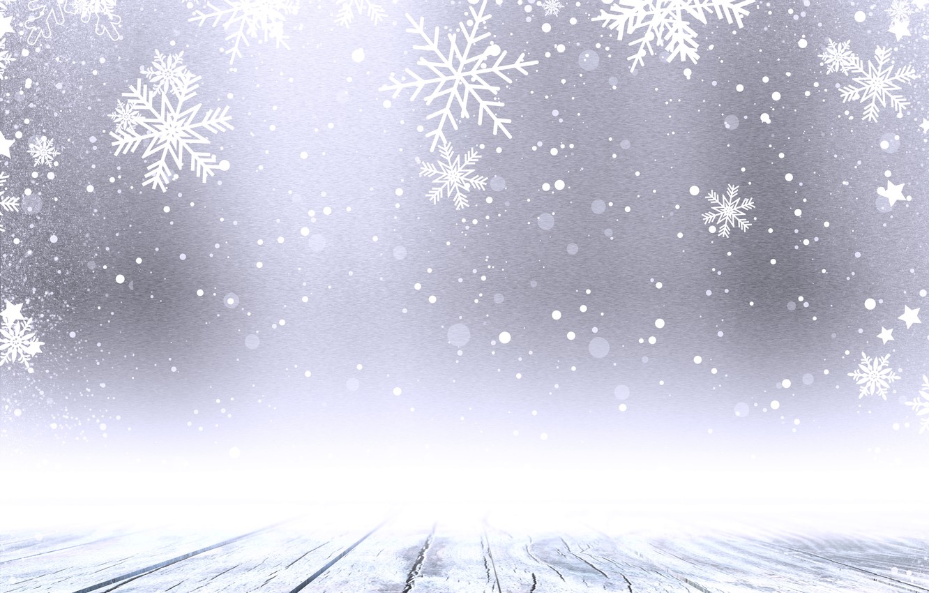 Photo Wallpaper Winter, Snow, Snowflakes, Background, - Snow Wallpaper Snow Winter Background - HD Wallpaper 