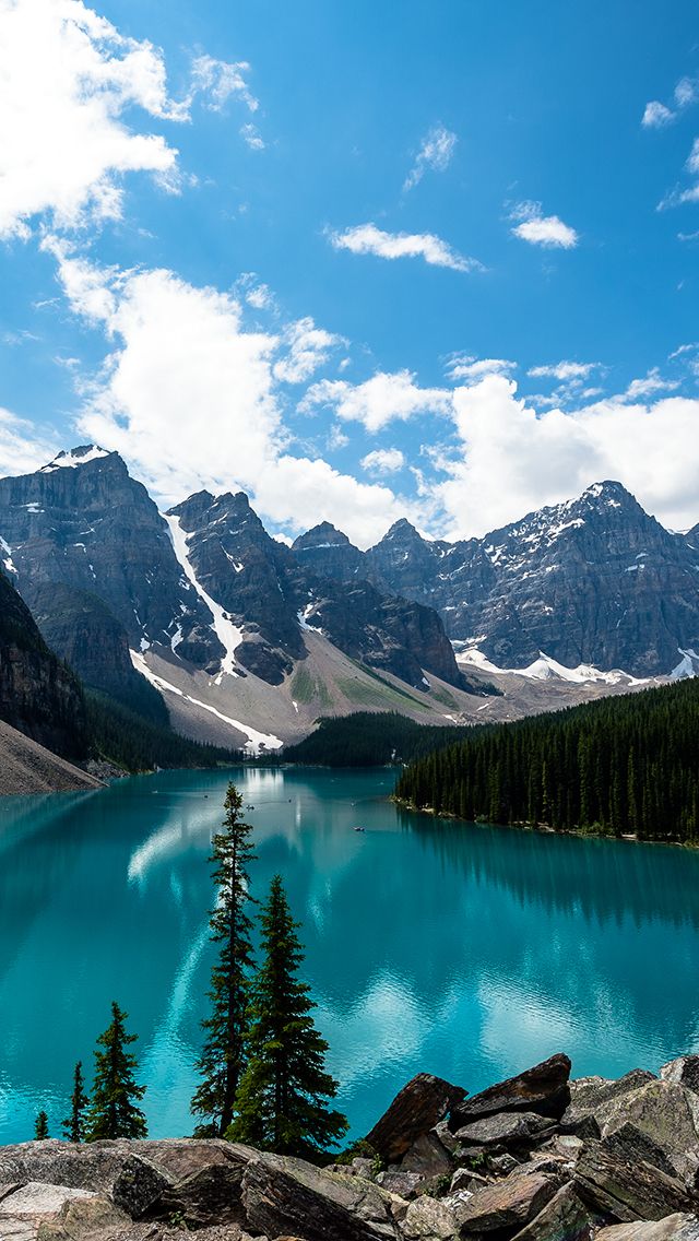 Moraine Lake - HD Wallpaper 