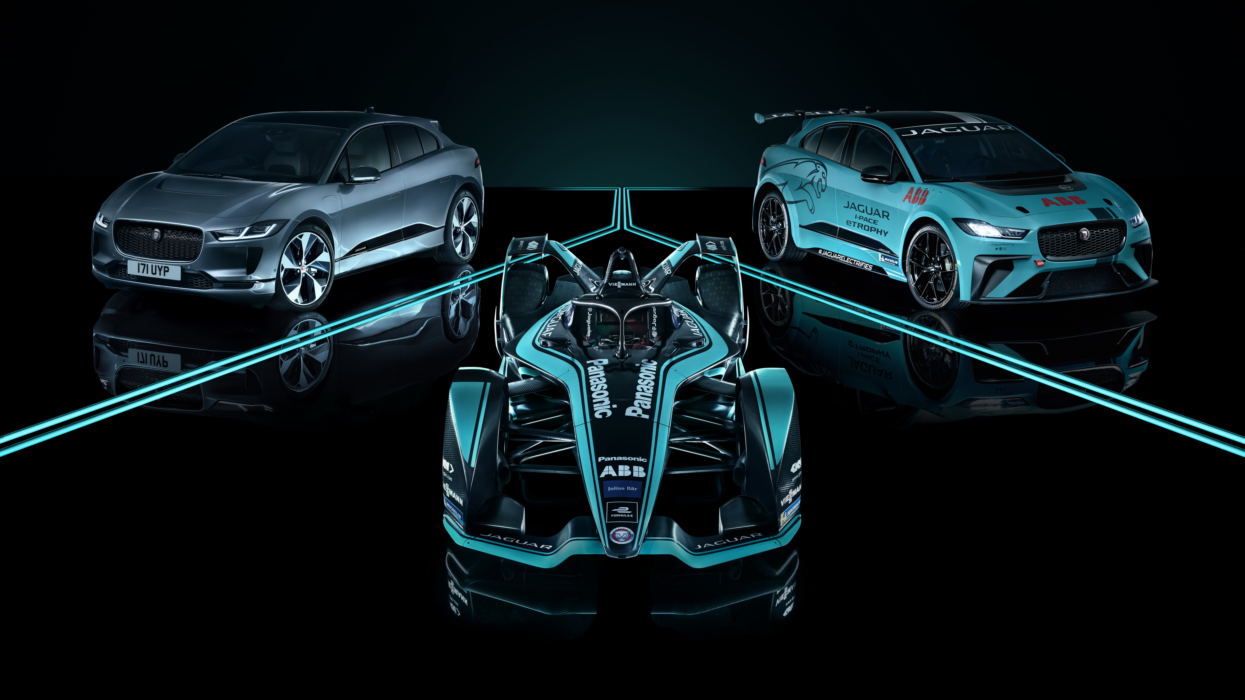 Jaguar I Pace Etrophy - HD Wallpaper 