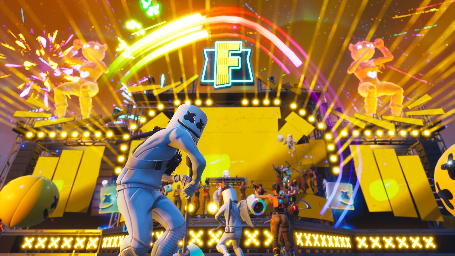 Marshmello, Fortnite Battle Royale, 4k, - Marshmello Fortnite Wallpaper 4k - HD Wallpaper 