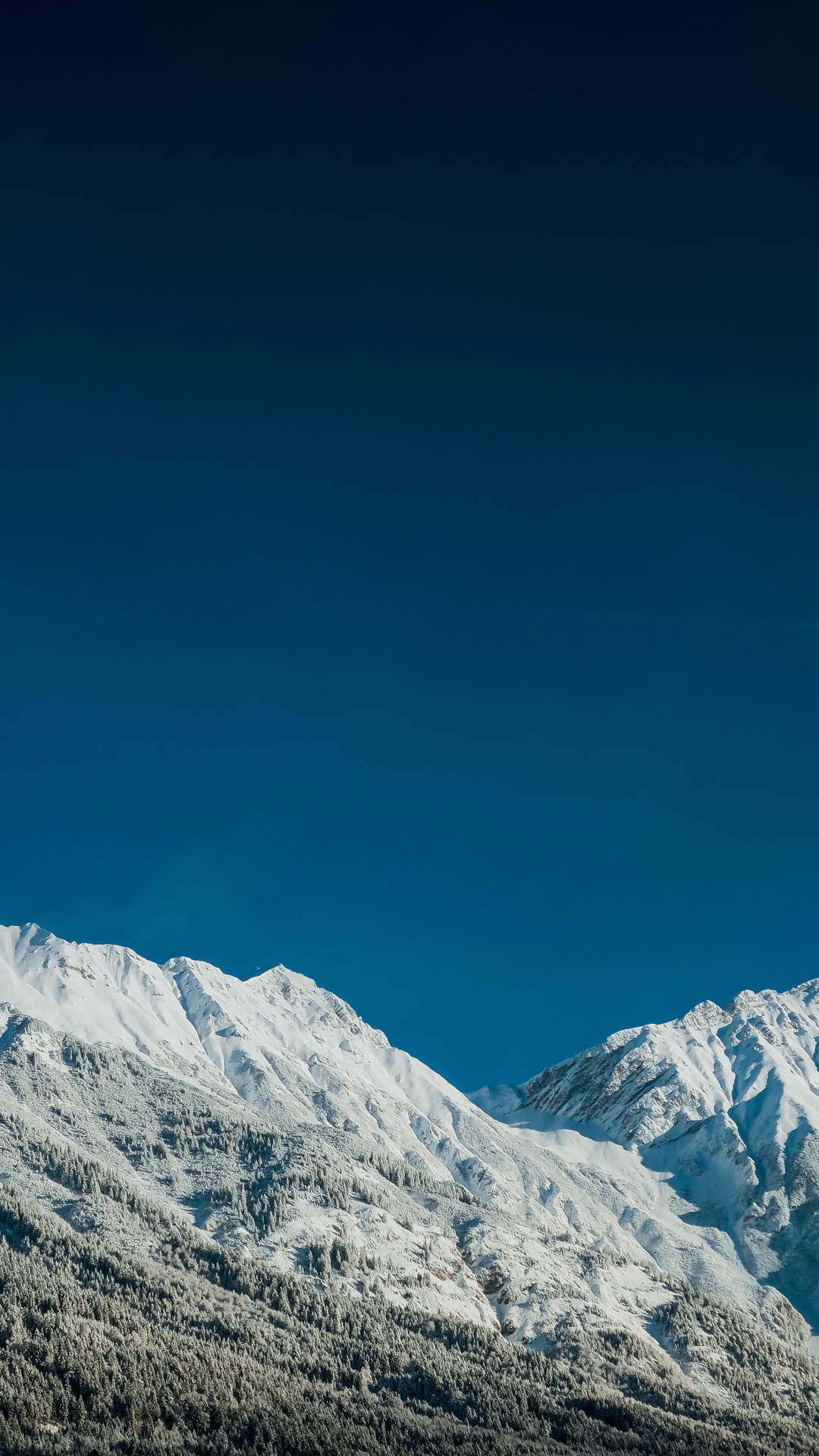 Sky And Forest Iphone Wallpaper - Summit - HD Wallpaper 