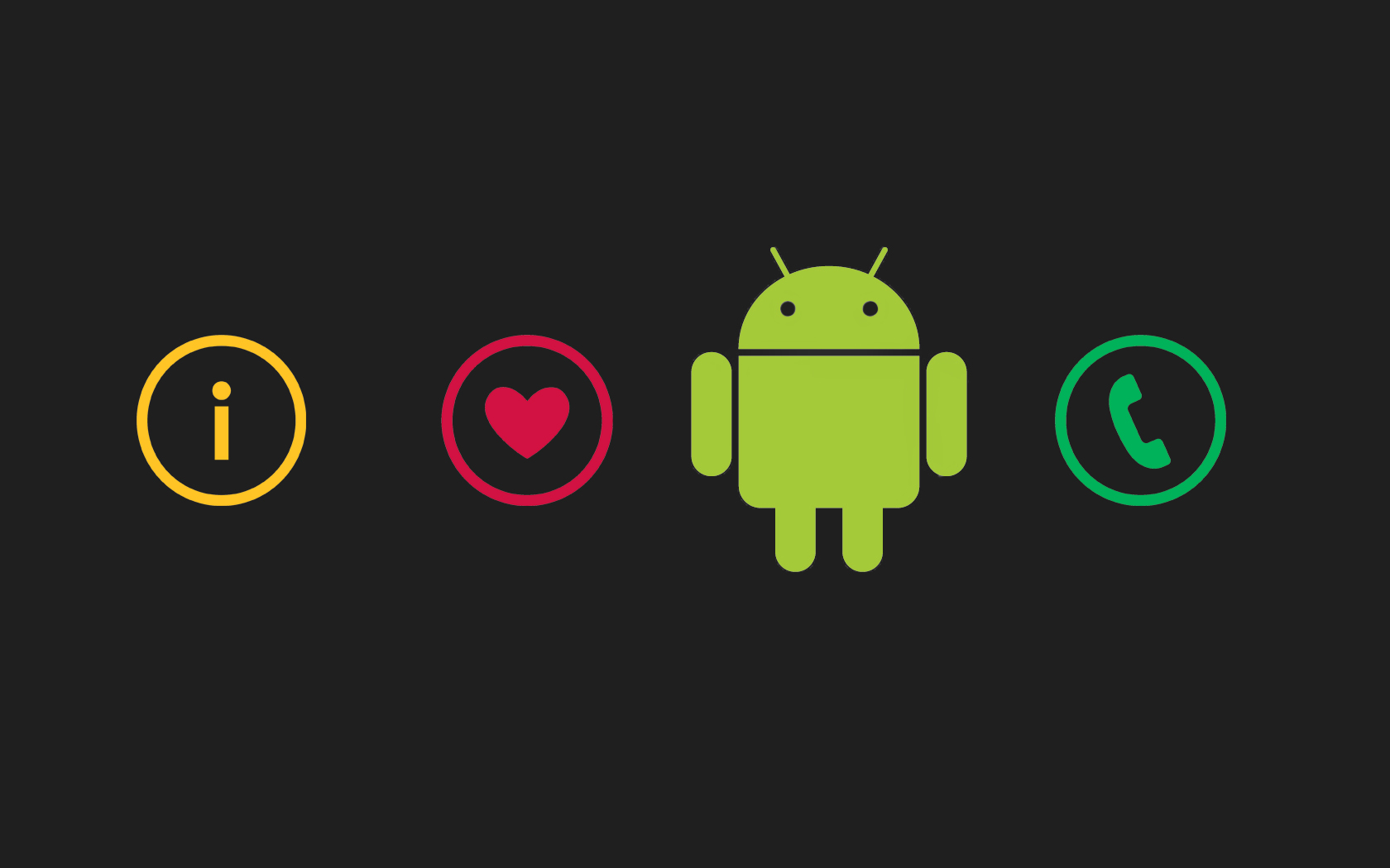 Android I Love Wallpaper Free Download - Android Logo Wallpaper For Mobile - HD Wallpaper 