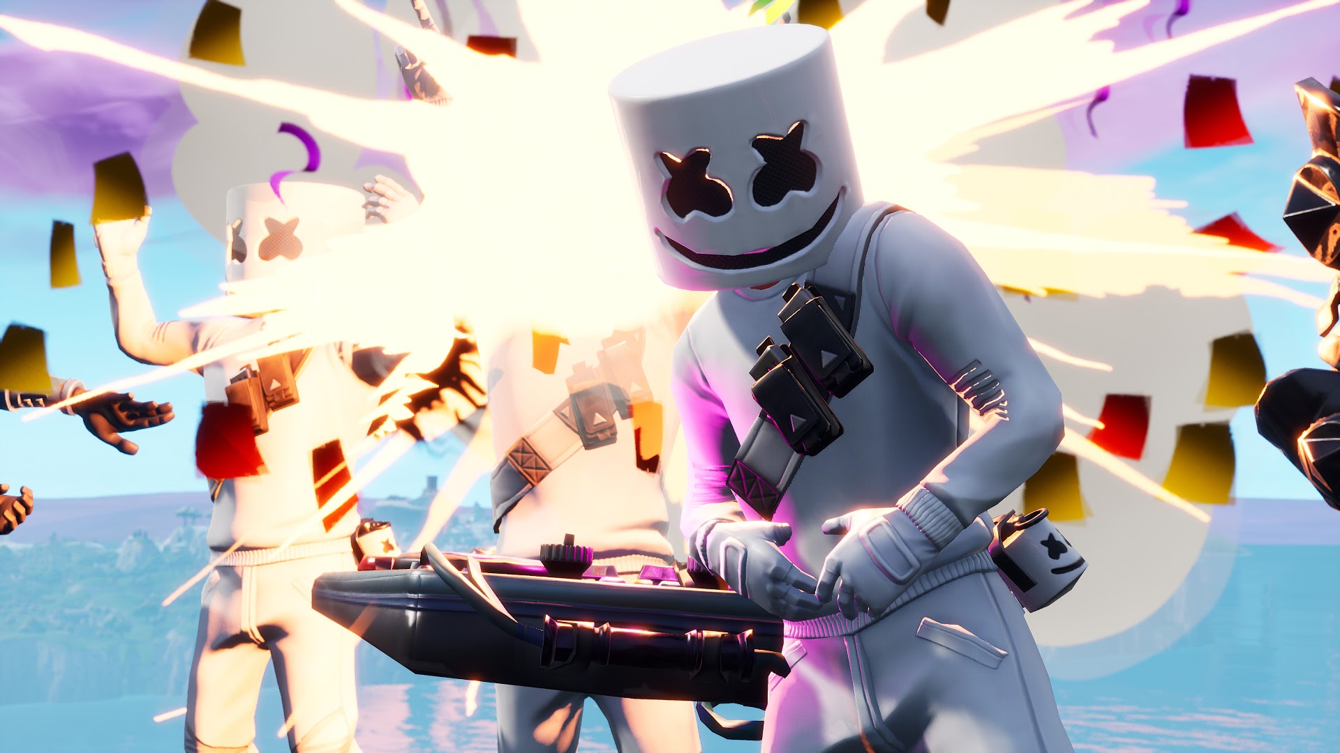4k Resolution Fortnite Wallpaper Marshmello - HD Wallpaper 
