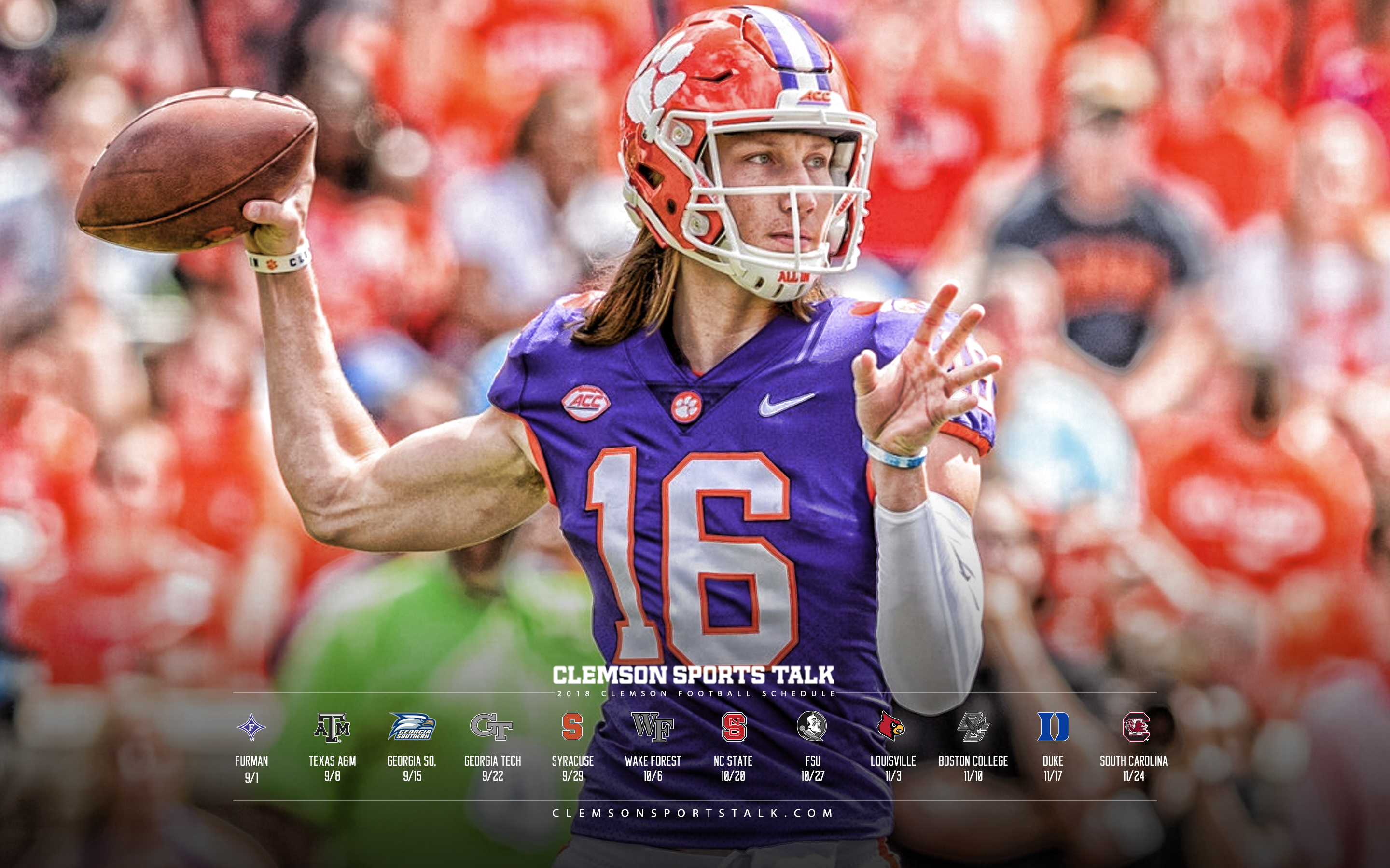 Clemson Football Wallpaper 2018 - HD Wallpaper 