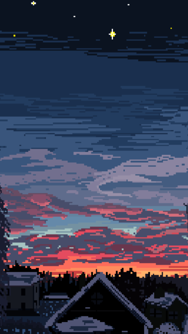 Pixel Art Phone Background - 640x1136 Wallpaper 