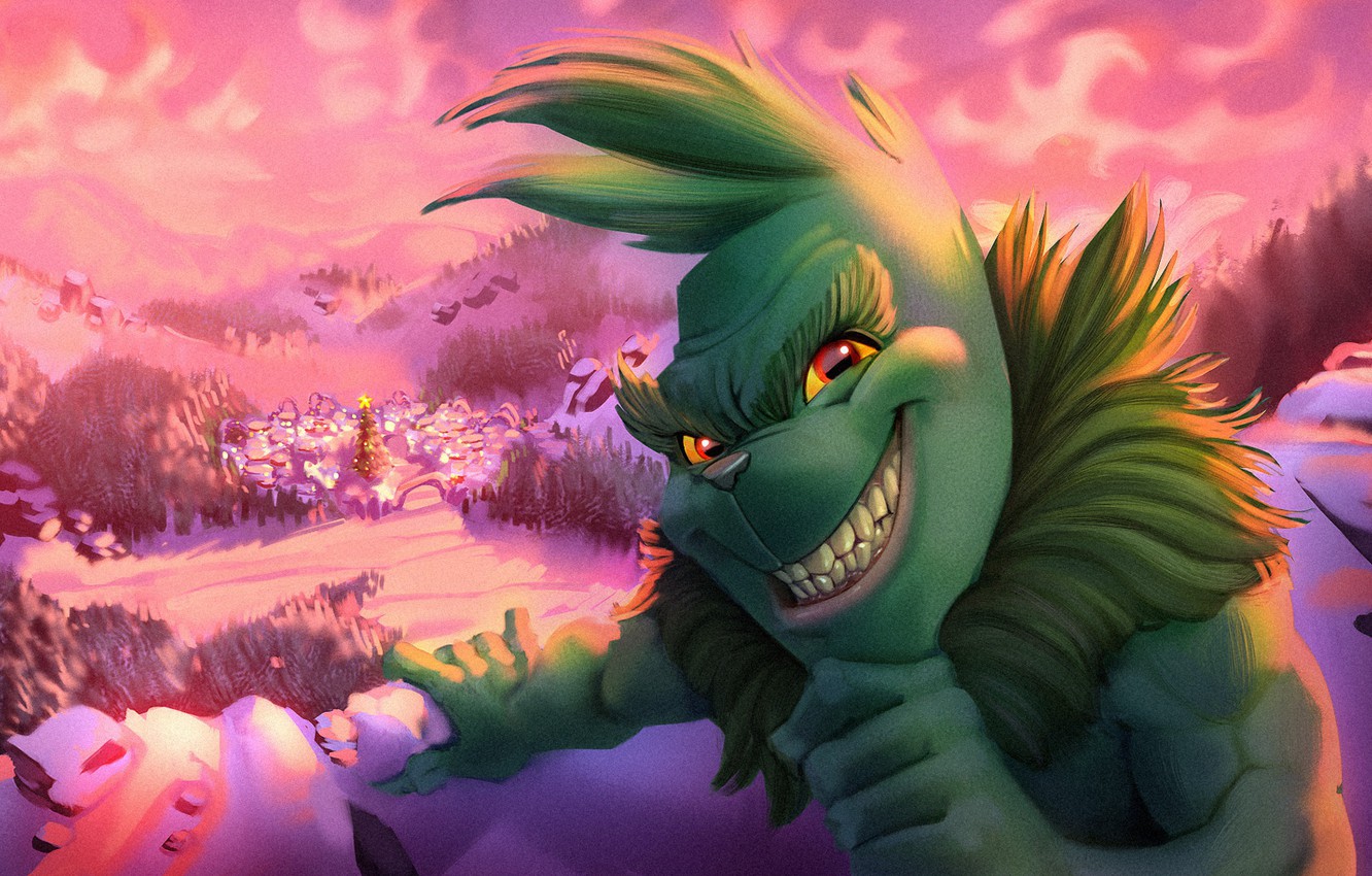 Photo Wallpaper Figure, Christmas, Holiday, Christmas, - Гринч Картинки На Рабочий Стол - HD Wallpaper 