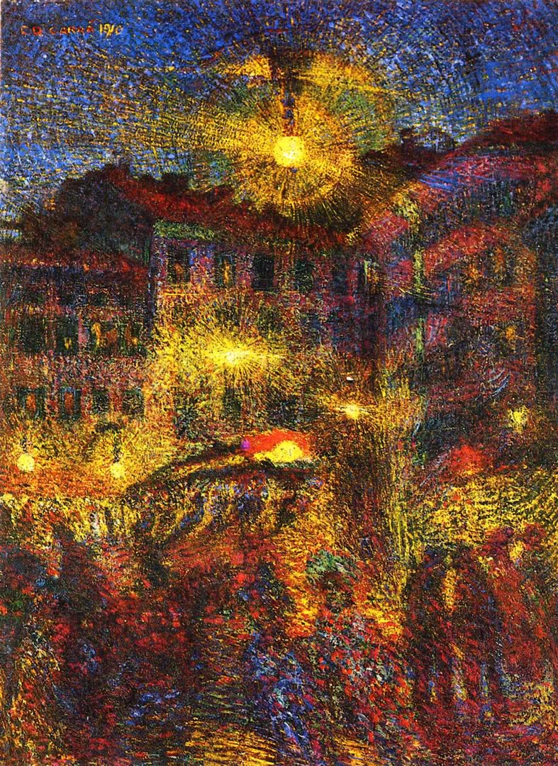 Night At Piazza Beccaria In Milan - HD Wallpaper 