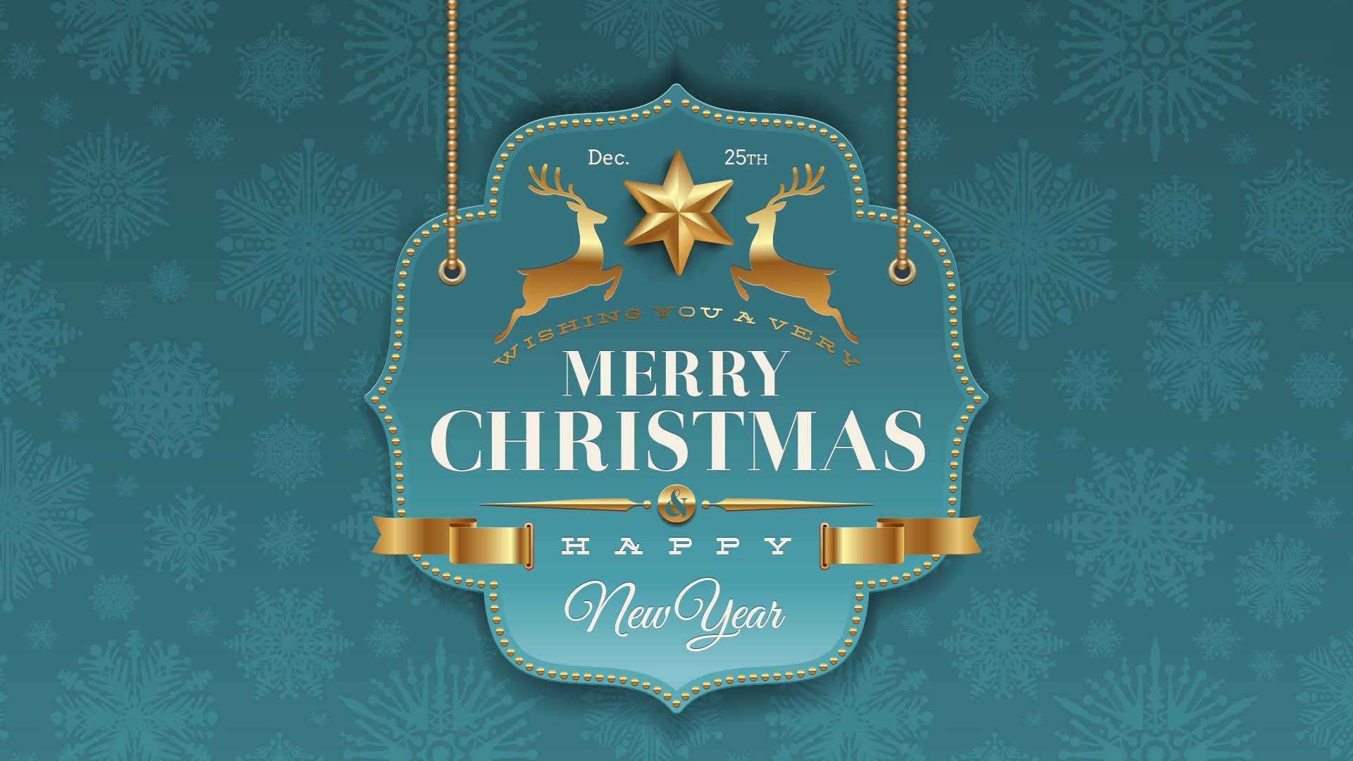 Blue And Gold Christmas Wallpaper Wallpaper - Best Desktop Backgrounds Gold Christmas - HD Wallpaper 