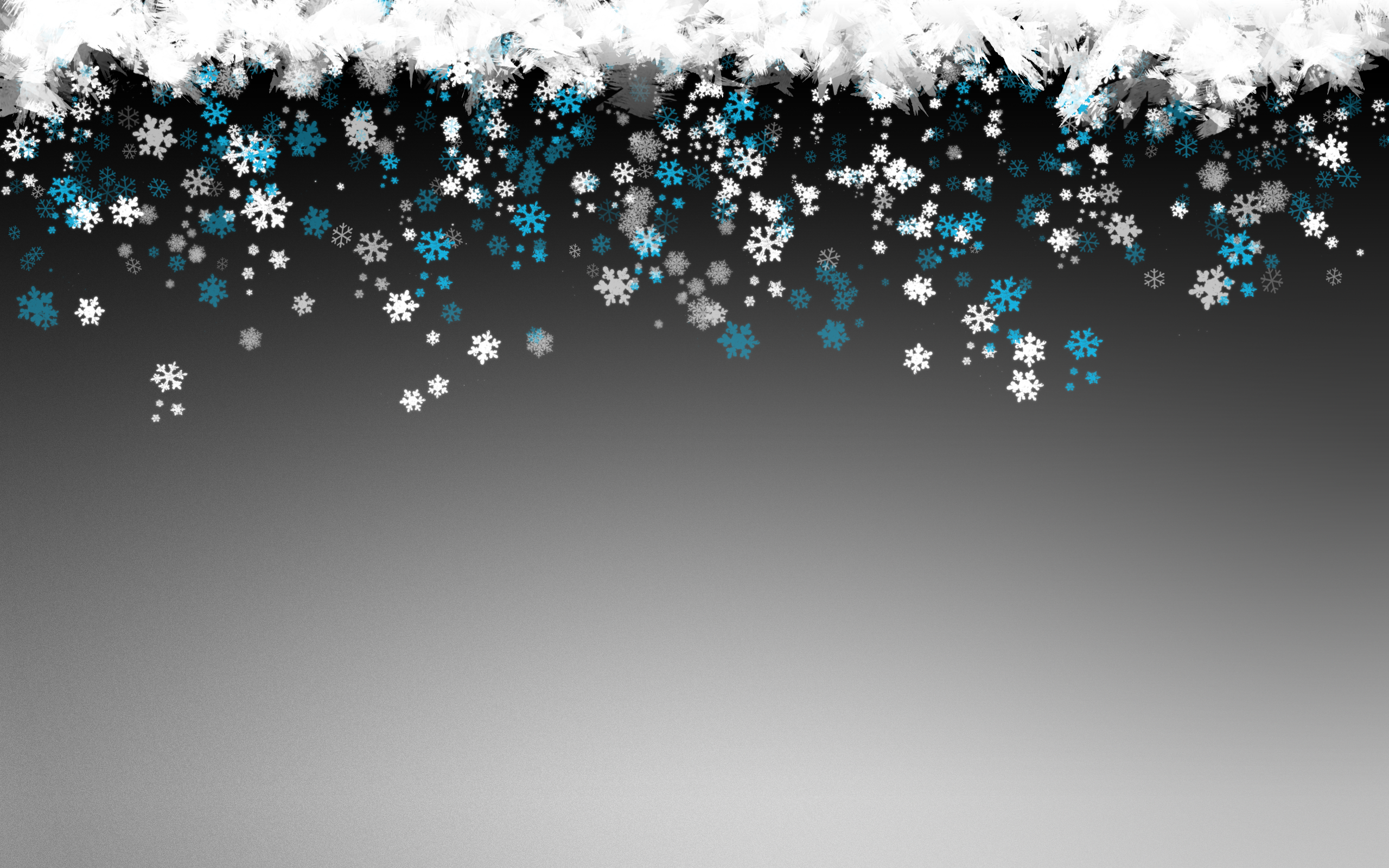 Snowflake Wallpaper High Resolution - New Years Powerpoint Background - HD Wallpaper 