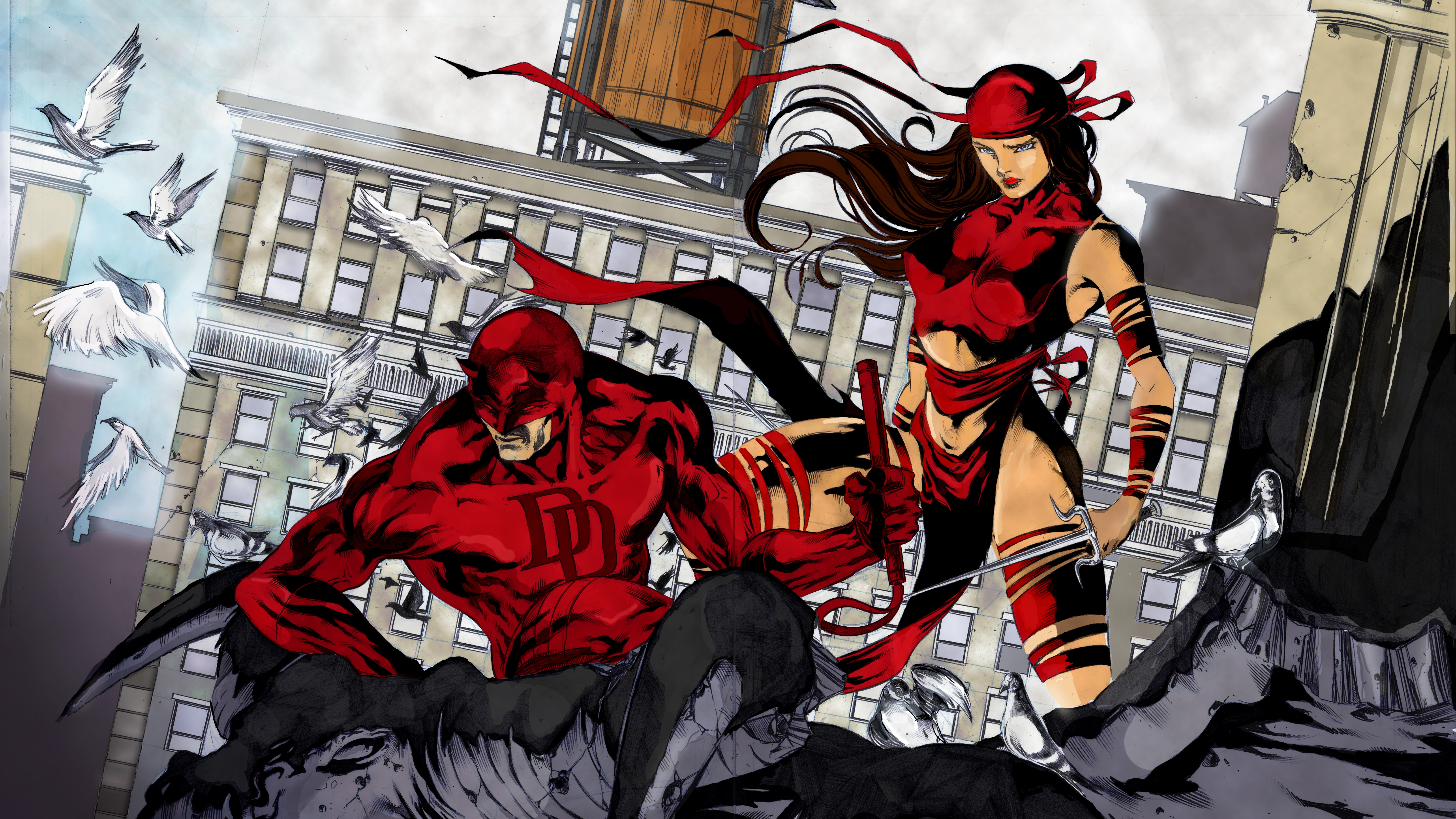 Daredevil Comic Wallpaper 4k - HD Wallpaper 