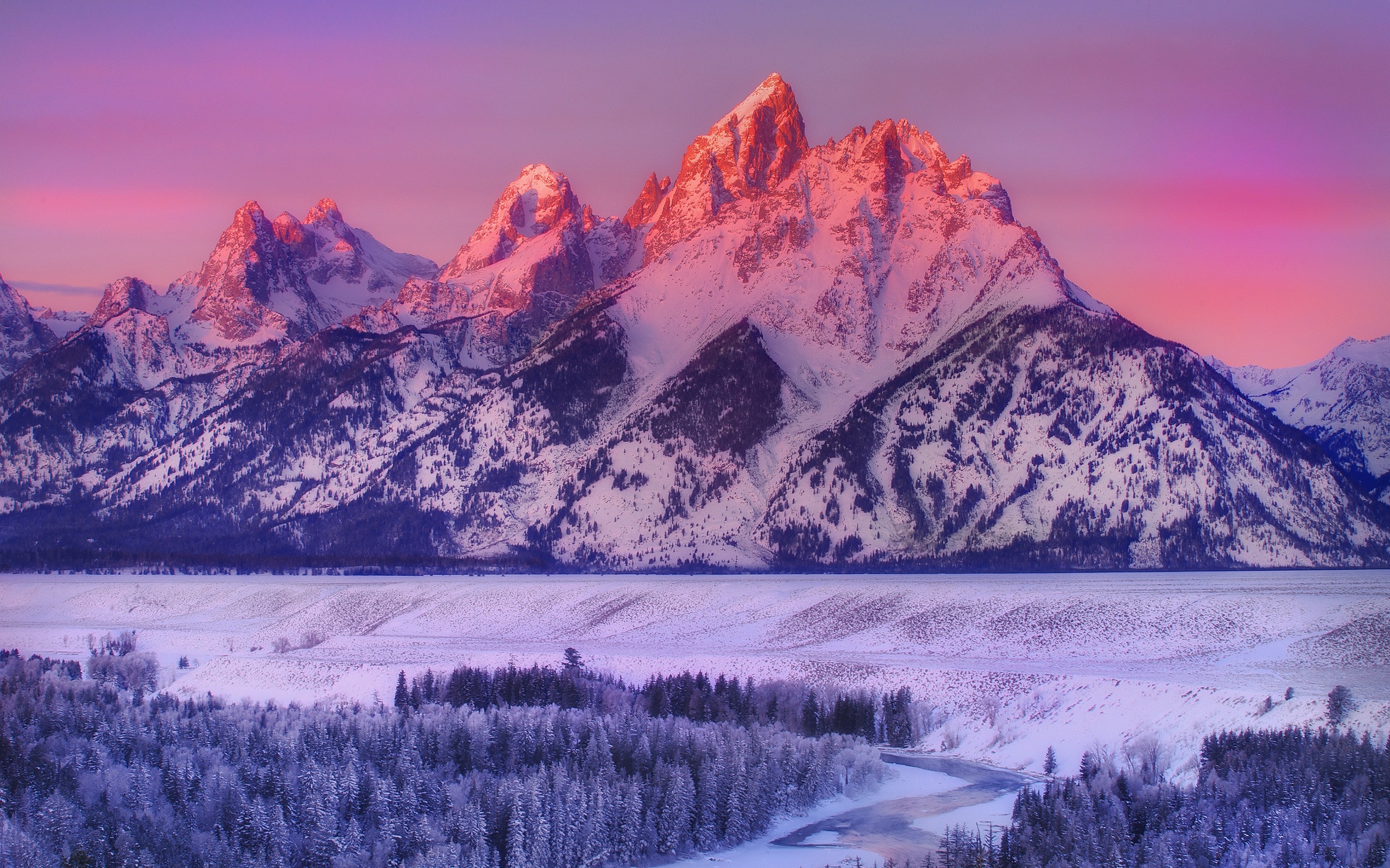 Grand Teton National Park, Snake River Overlook - HD Wallpaper 