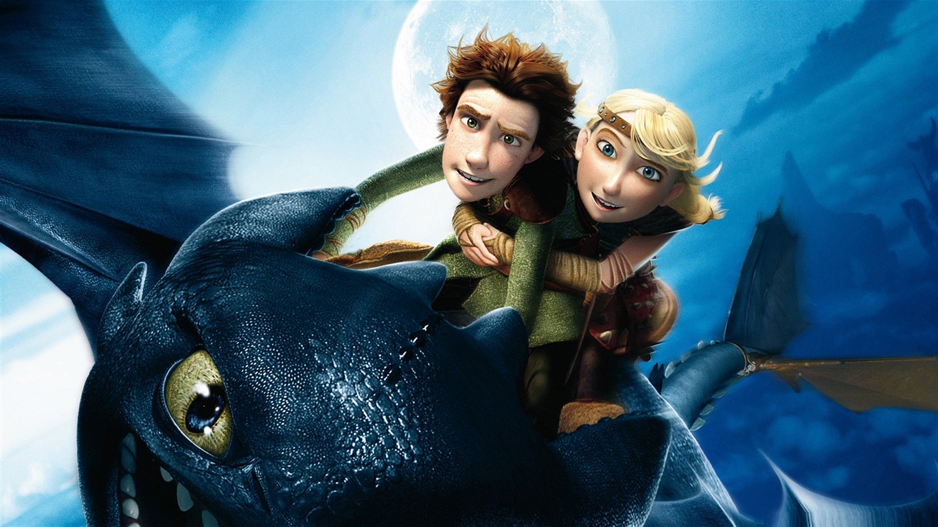 Dragons Gift Of The Night Fury Cartoon Animation Film - Train Your Dragon 3d - HD Wallpaper 