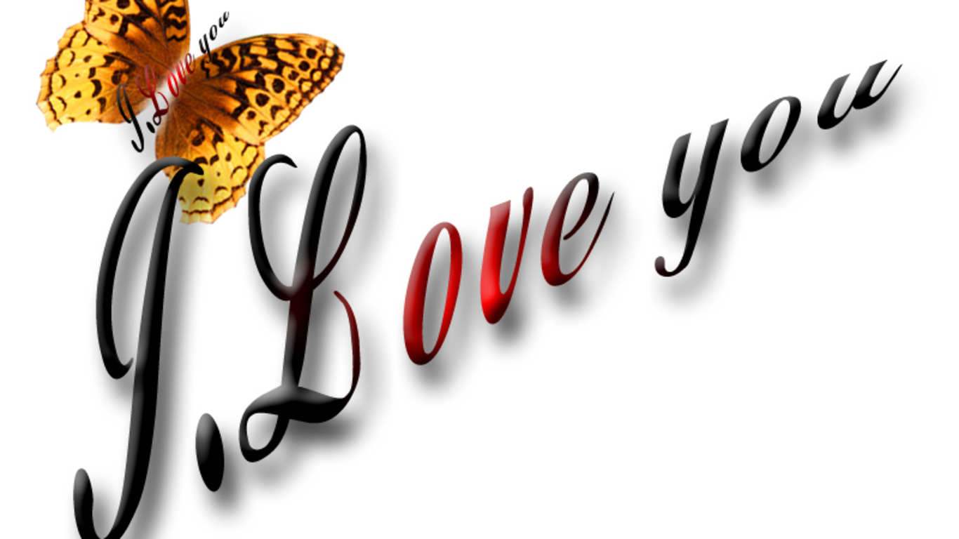 Romantic Beautiful I Love You - HD Wallpaper 