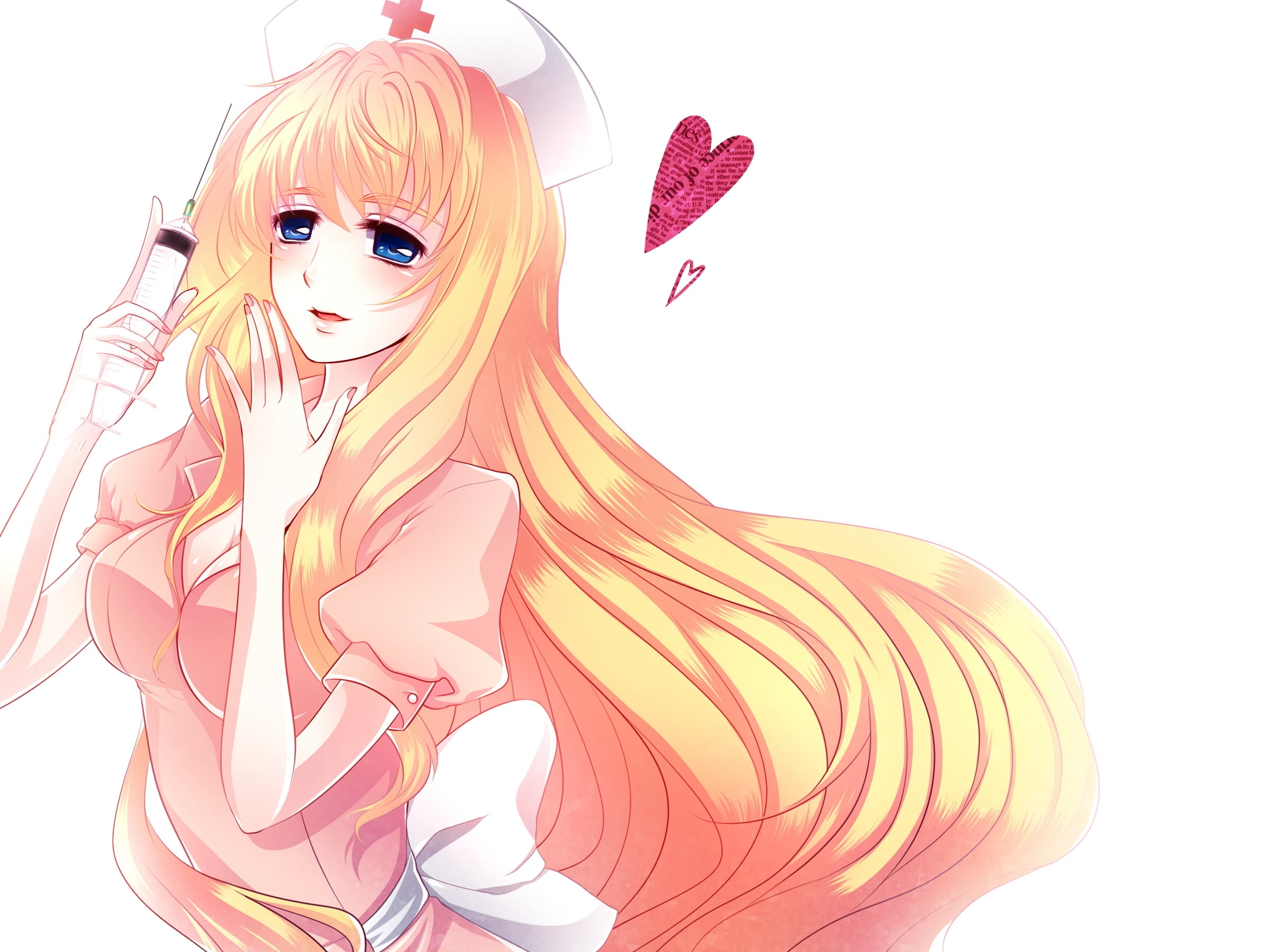 Syringe Girl Anime - HD Wallpaper 