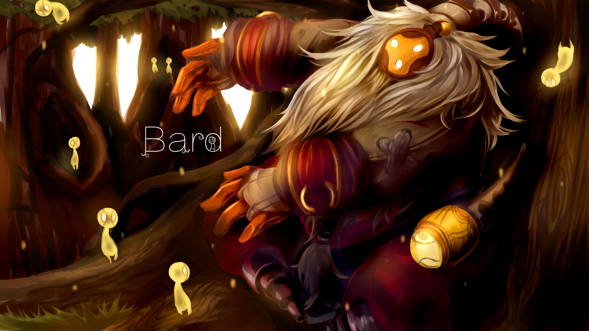 Bard Wallpaper - Lol Bard Fan Art - HD Wallpaper 