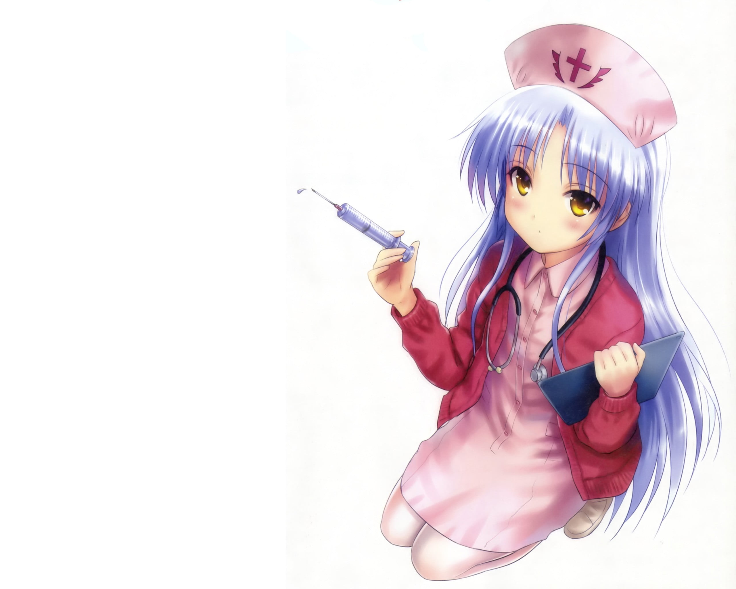 Anime Nurse - HD Wallpaper 