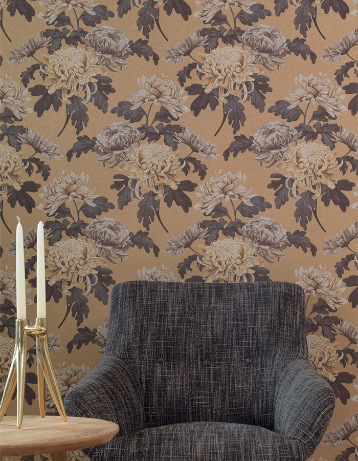 Plum Vintage Blossoms R3031 - Wallpaper - HD Wallpaper 