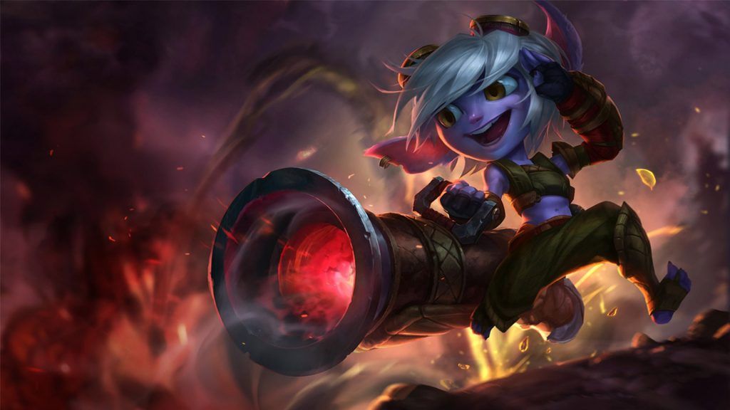 Tristana Splash Art - HD Wallpaper 