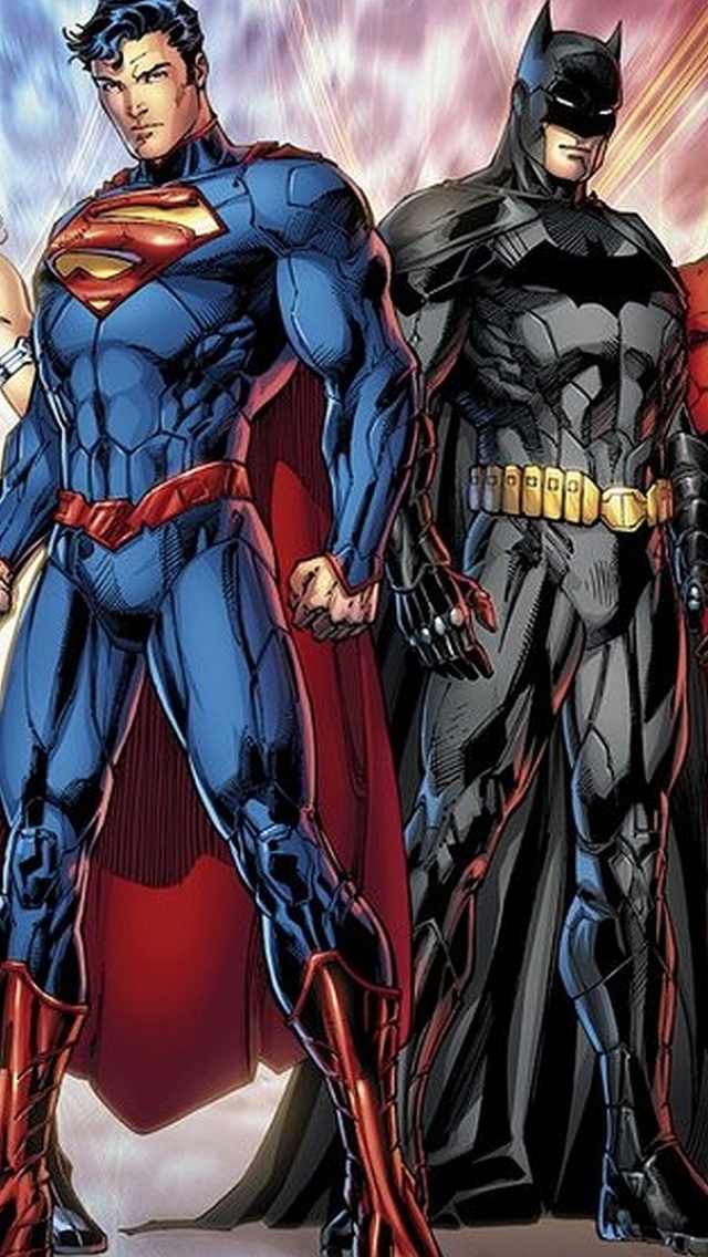 Dc Trinity New 52 640x1136 Wallpaper Teahub Io